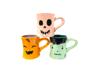 Burbank Color Me Mine Halloween Mini Mugs