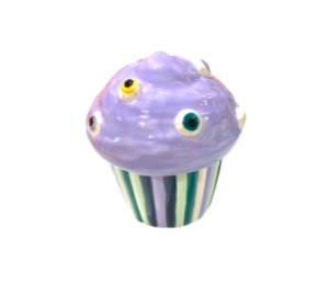 Burbank Color Me Mine Eyeball Cupcake