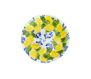 Burbank Color Me Mine Lemon Delft Platter