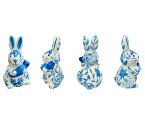 Burbank Color Me Mine Chinoiserie Bunny