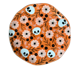 Burbank Color Me Mine Freaky Dinner Plate